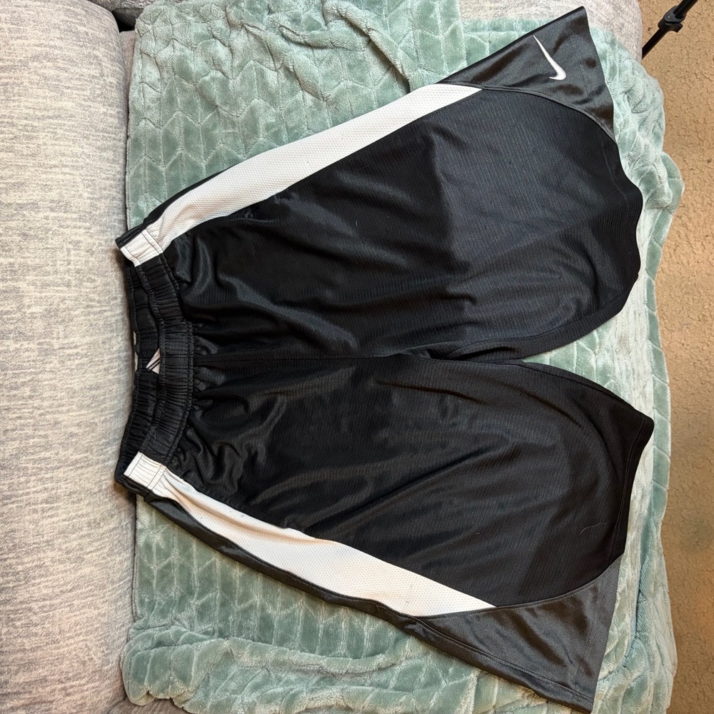 Nike Black and White Sports Shorts